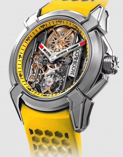 Jacob & Co EX110.20.AA.AD.ABRUA EPIC X TITANIUM YELLOW replica watch
